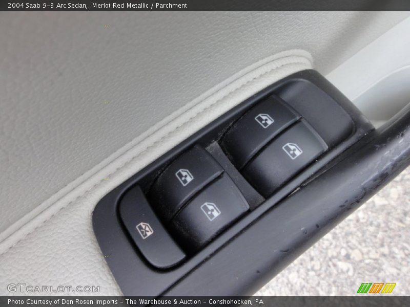 Merlot Red Metallic / Parchment 2004 Saab 9-3 Arc Sedan