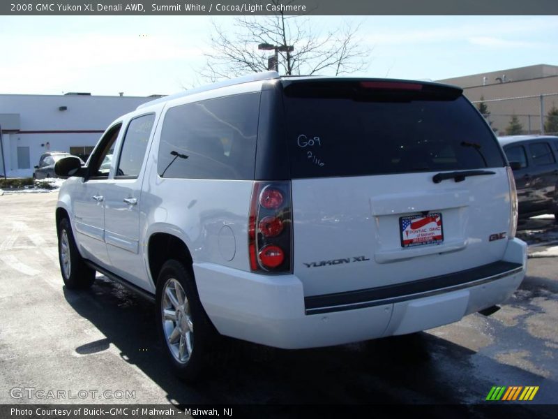 Summit White / Cocoa/Light Cashmere 2008 GMC Yukon XL Denali AWD