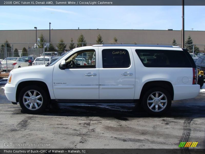 Summit White / Cocoa/Light Cashmere 2008 GMC Yukon XL Denali AWD