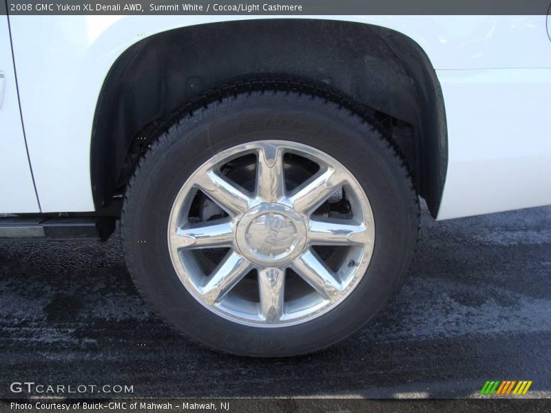 Summit White / Cocoa/Light Cashmere 2008 GMC Yukon XL Denali AWD