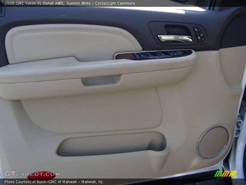 Summit White / Cocoa/Light Cashmere 2008 GMC Yukon XL Denali AWD