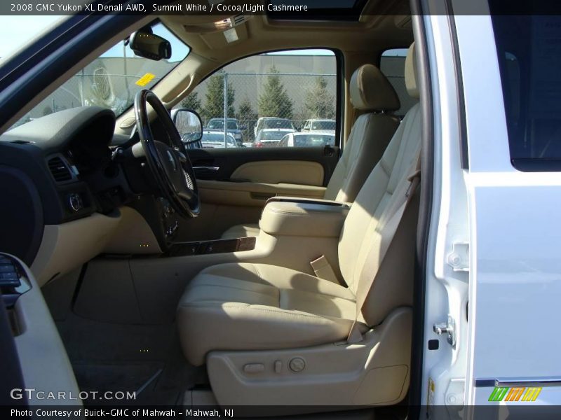 Summit White / Cocoa/Light Cashmere 2008 GMC Yukon XL Denali AWD