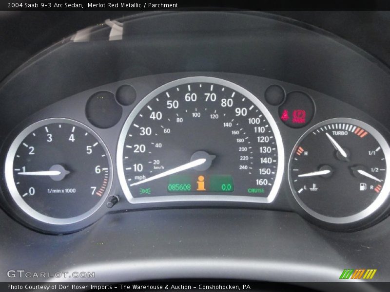  2004 9-3 Arc Sedan Arc Sedan Gauges