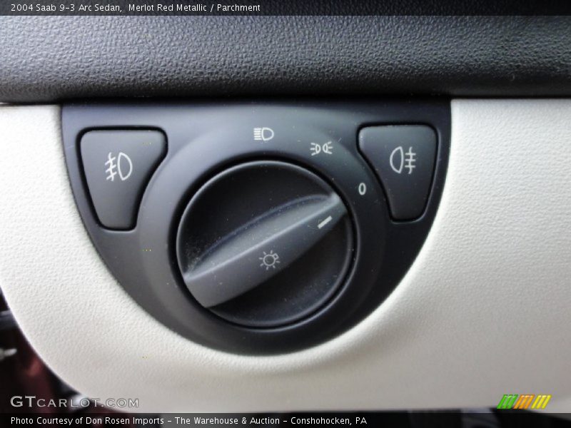 Controls of 2004 9-3 Arc Sedan