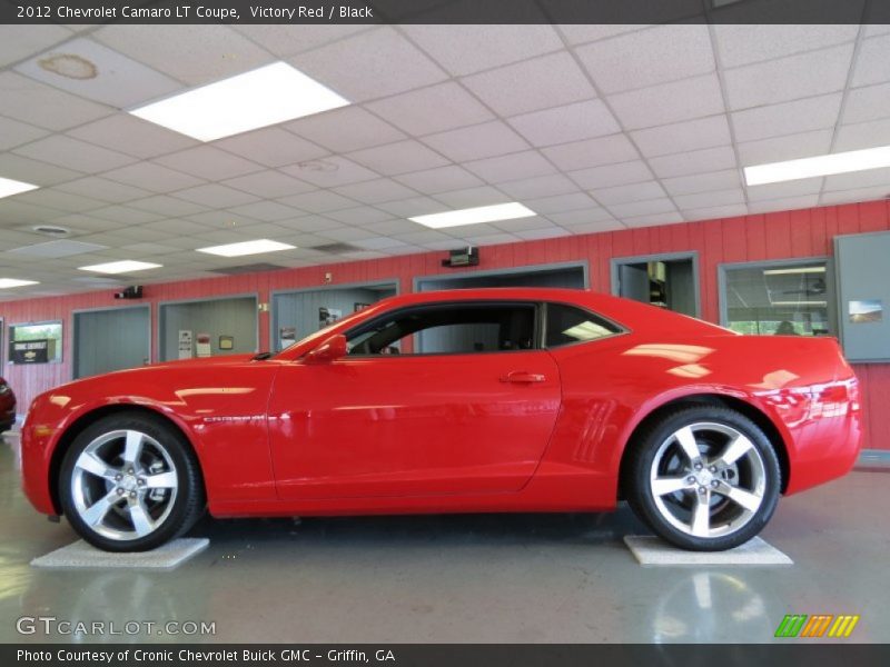 Victory Red / Black 2012 Chevrolet Camaro LT Coupe
