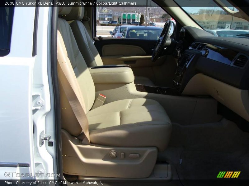Summit White / Cocoa/Light Cashmere 2008 GMC Yukon XL Denali AWD