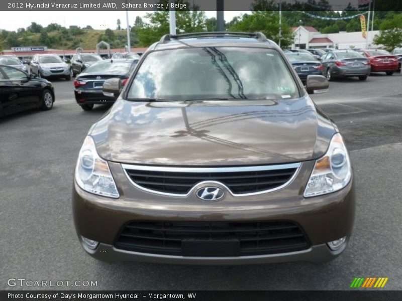 Sahara Bronze / Beige 2012 Hyundai Veracruz Limited AWD