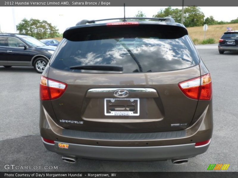 Sahara Bronze / Beige 2012 Hyundai Veracruz Limited AWD