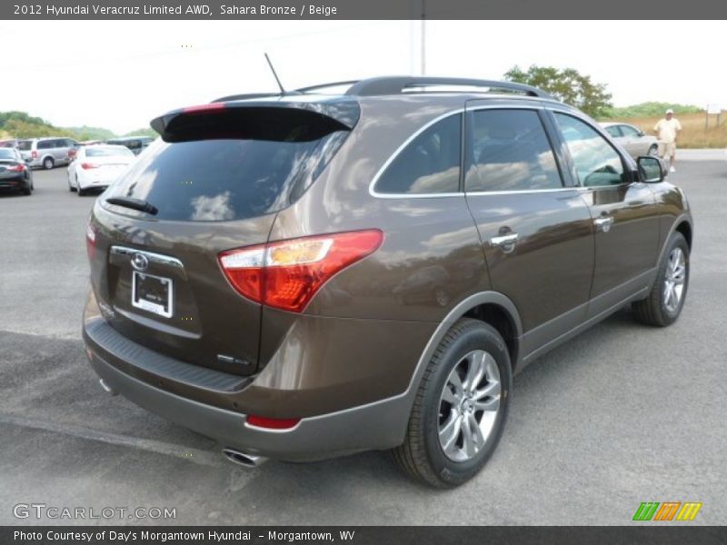 Sahara Bronze / Beige 2012 Hyundai Veracruz Limited AWD