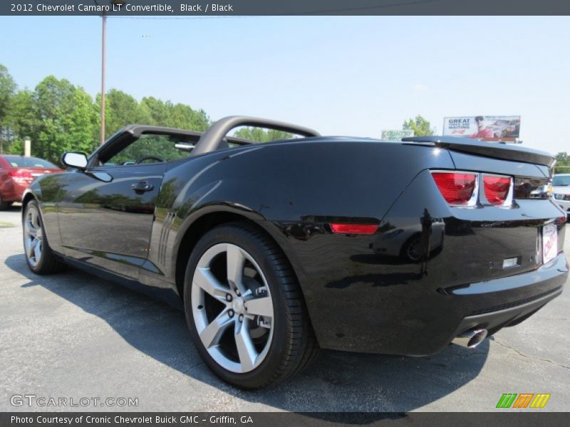 Black / Black 2012 Chevrolet Camaro LT Convertible