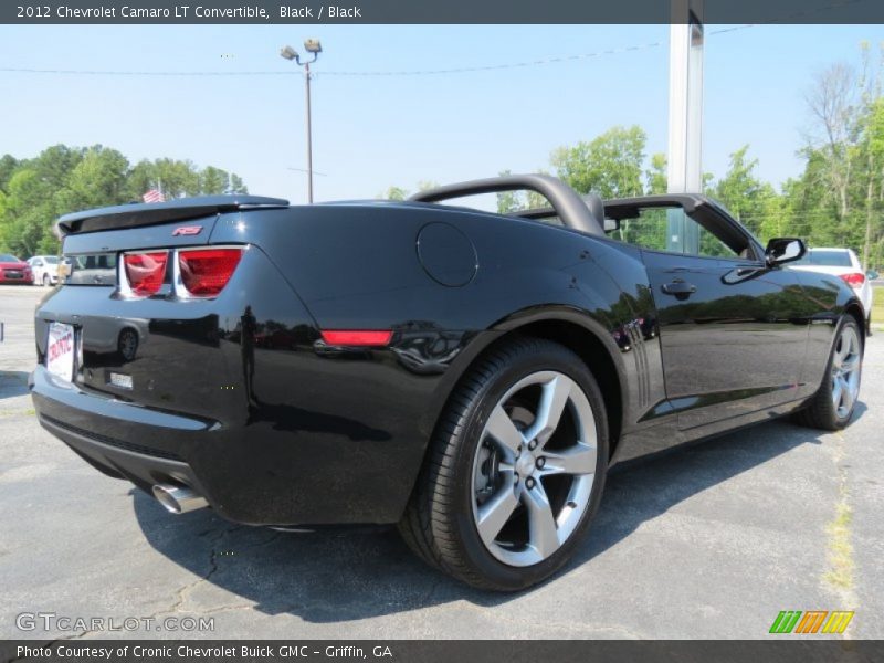 Black / Black 2012 Chevrolet Camaro LT Convertible