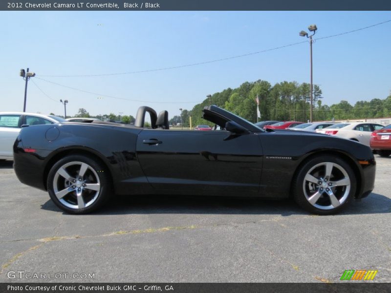 Black / Black 2012 Chevrolet Camaro LT Convertible