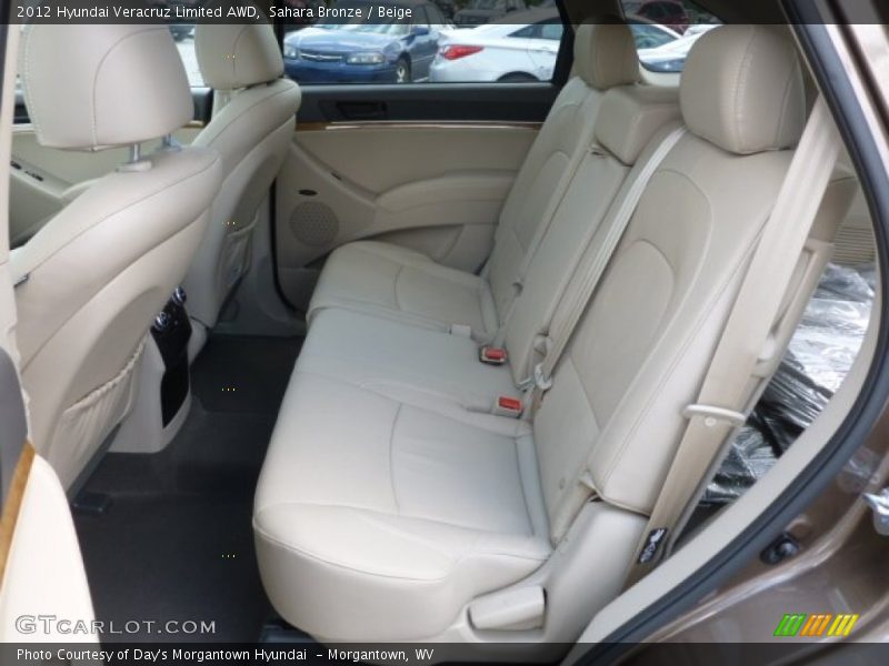 Sahara Bronze / Beige 2012 Hyundai Veracruz Limited AWD