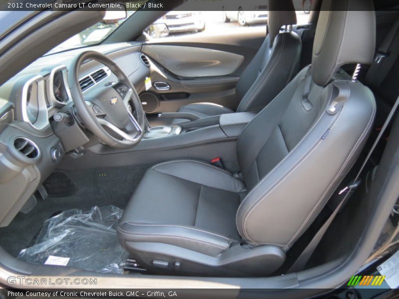 Black / Black 2012 Chevrolet Camaro LT Convertible