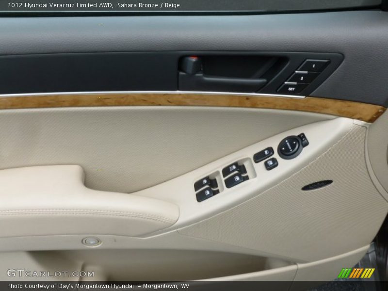 Sahara Bronze / Beige 2012 Hyundai Veracruz Limited AWD