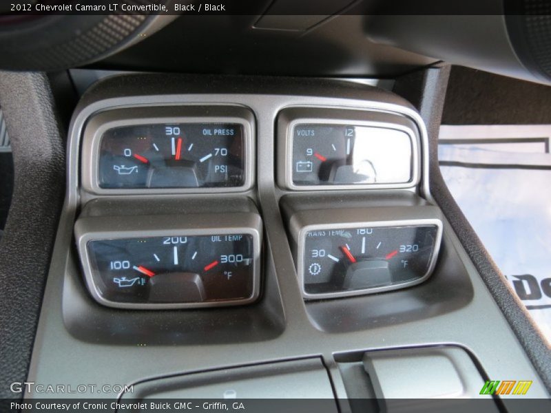 Black / Black 2012 Chevrolet Camaro LT Convertible