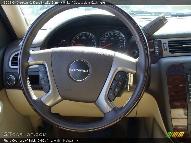 Summit White / Cocoa/Light Cashmere 2008 GMC Yukon XL Denali AWD