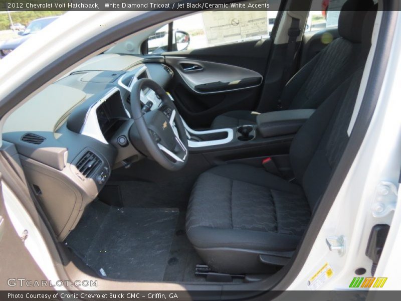 White Diamond Tricoat / Jet Black/Ceramic White Accents 2012 Chevrolet Volt Hatchback