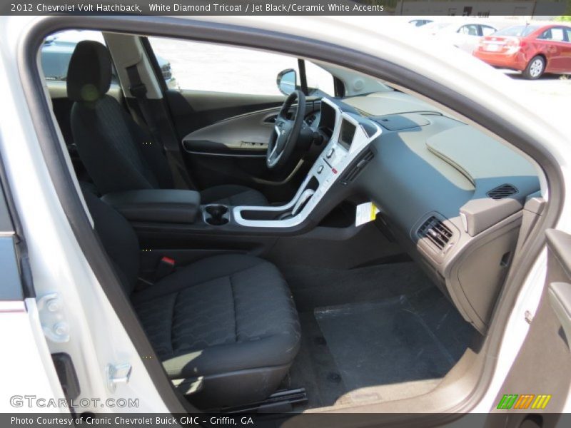 White Diamond Tricoat / Jet Black/Ceramic White Accents 2012 Chevrolet Volt Hatchback