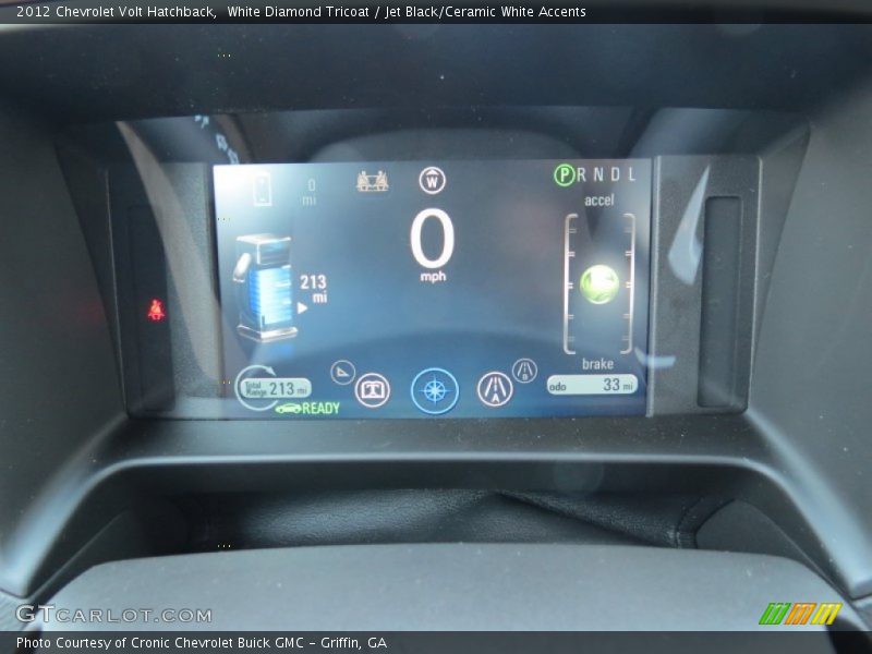 White Diamond Tricoat / Jet Black/Ceramic White Accents 2012 Chevrolet Volt Hatchback