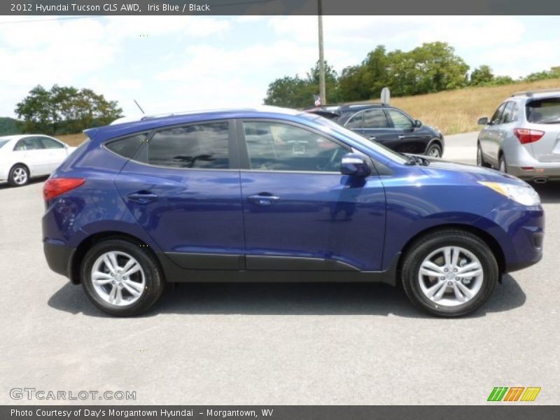 Iris Blue / Black 2012 Hyundai Tucson GLS AWD
