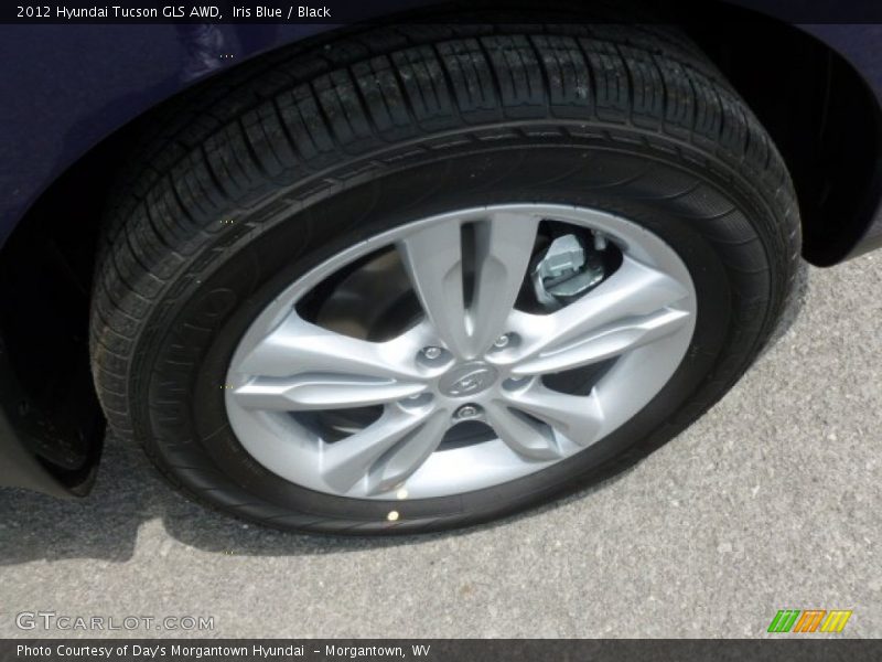 Iris Blue / Black 2012 Hyundai Tucson GLS AWD