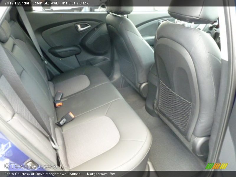 Iris Blue / Black 2012 Hyundai Tucson GLS AWD