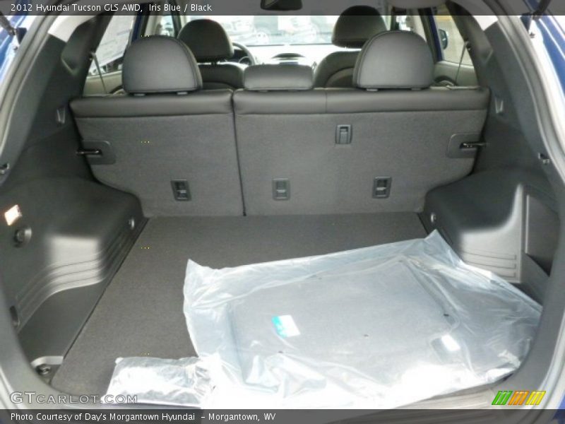 Iris Blue / Black 2012 Hyundai Tucson GLS AWD