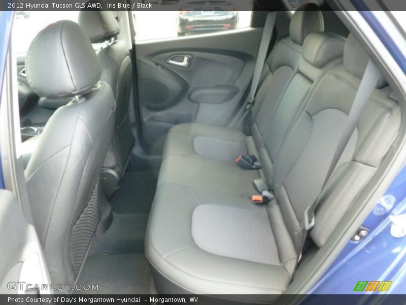 Iris Blue / Black 2012 Hyundai Tucson GLS AWD