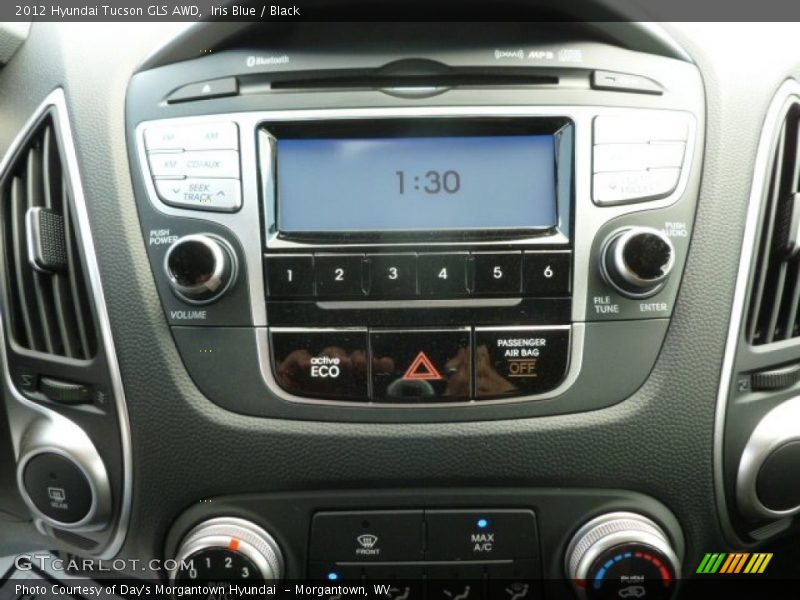 Iris Blue / Black 2012 Hyundai Tucson GLS AWD