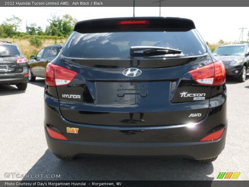 Ash Black / Black 2012 Hyundai Tucson Limited AWD