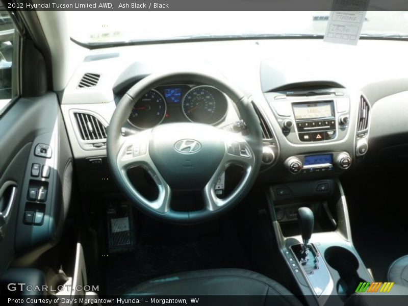 Ash Black / Black 2012 Hyundai Tucson Limited AWD
