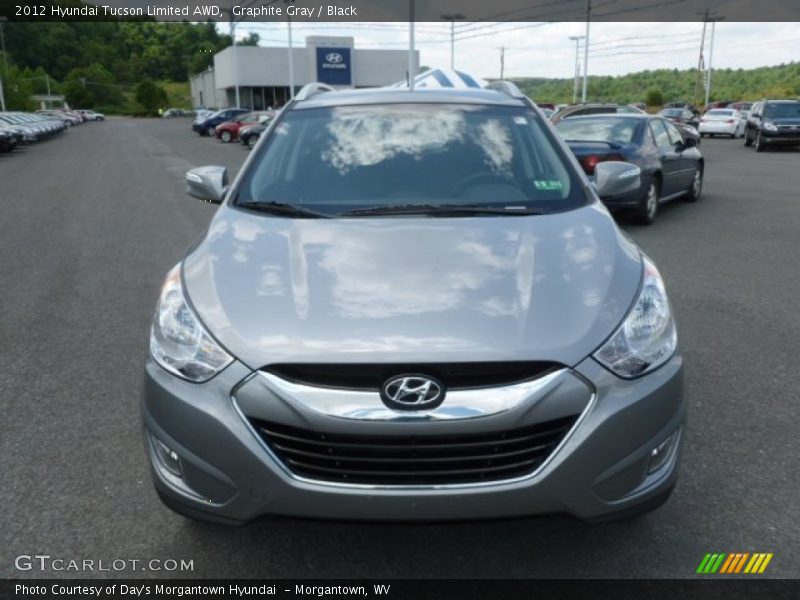Graphite Gray / Black 2012 Hyundai Tucson Limited AWD