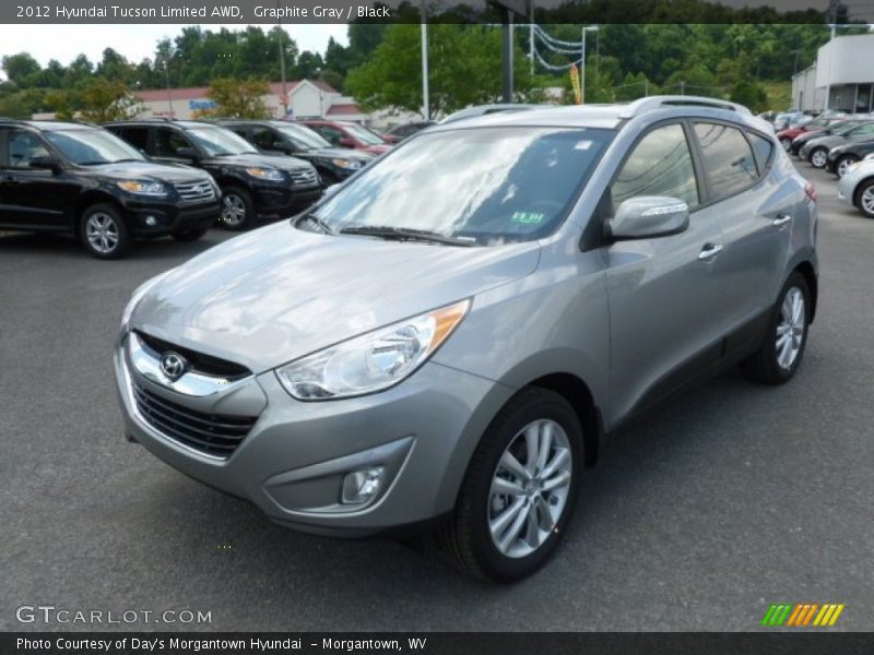 Graphite Gray / Black 2012 Hyundai Tucson Limited AWD