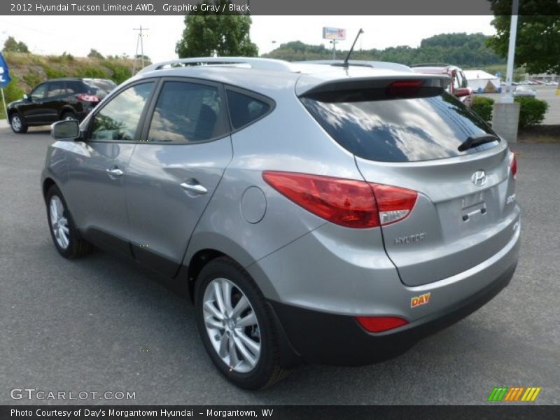 Graphite Gray / Black 2012 Hyundai Tucson Limited AWD