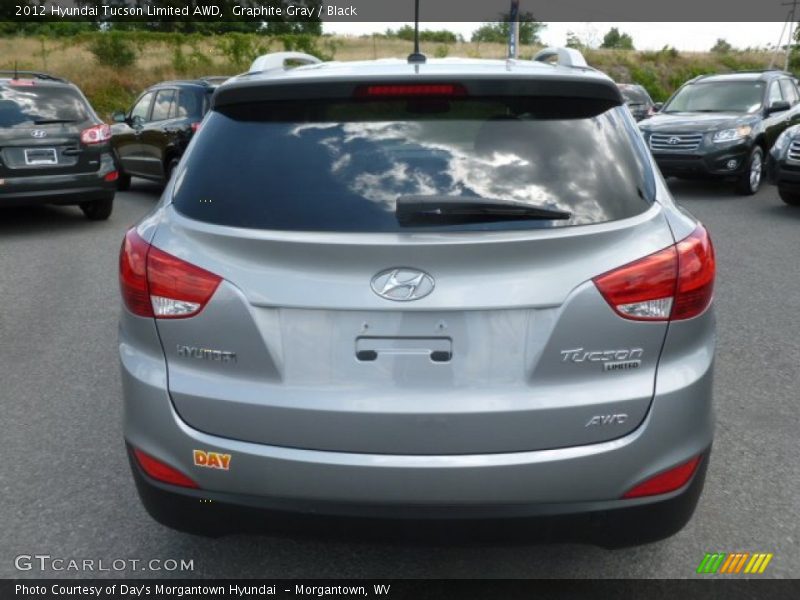 Graphite Gray / Black 2012 Hyundai Tucson Limited AWD