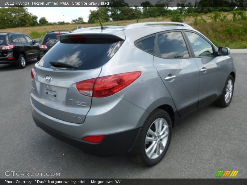 Graphite Gray / Black 2012 Hyundai Tucson Limited AWD