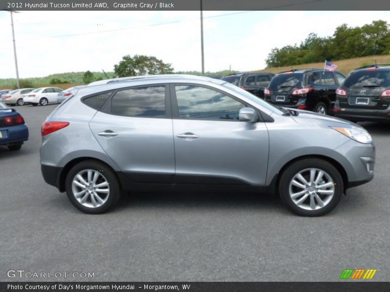 Graphite Gray / Black 2012 Hyundai Tucson Limited AWD