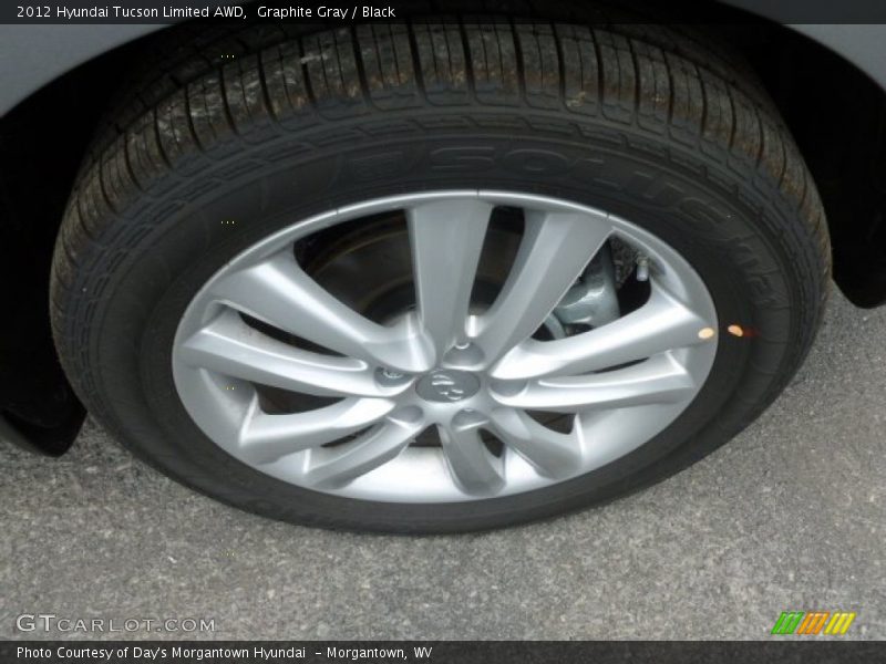 Graphite Gray / Black 2012 Hyundai Tucson Limited AWD