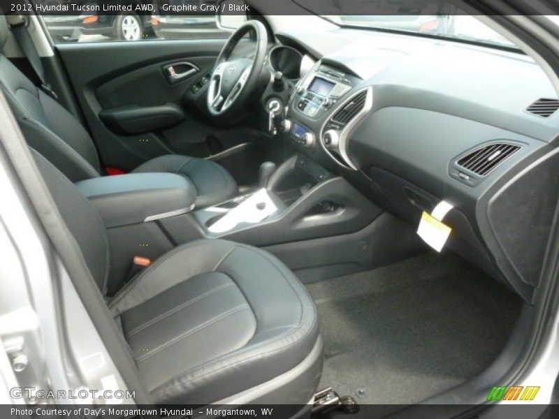 Graphite Gray / Black 2012 Hyundai Tucson Limited AWD