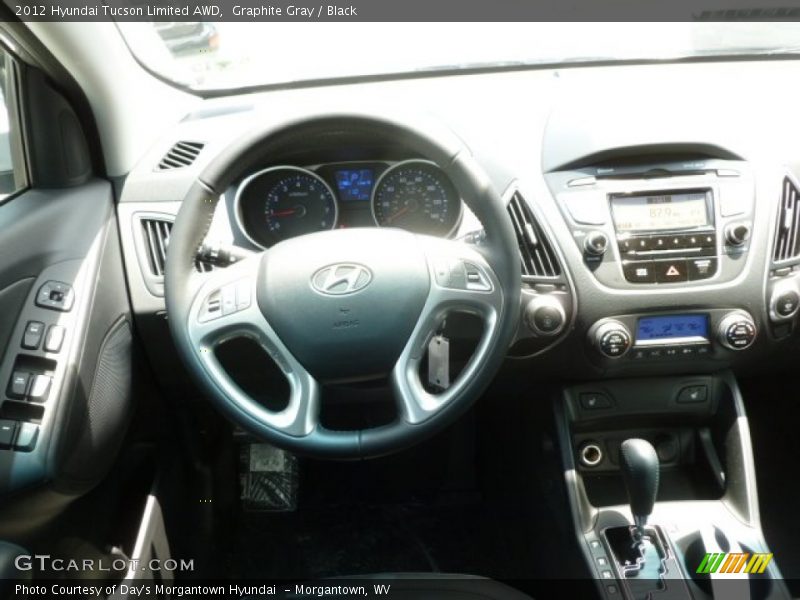 Graphite Gray / Black 2012 Hyundai Tucson Limited AWD