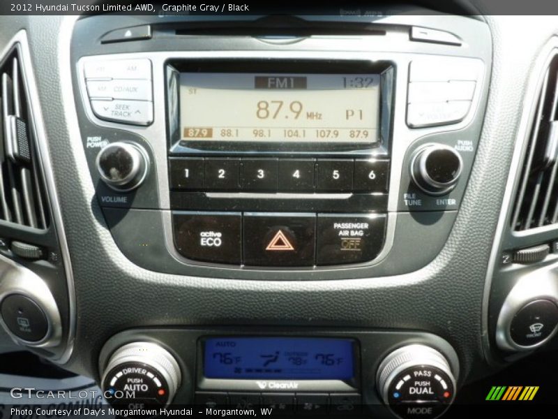 Graphite Gray / Black 2012 Hyundai Tucson Limited AWD