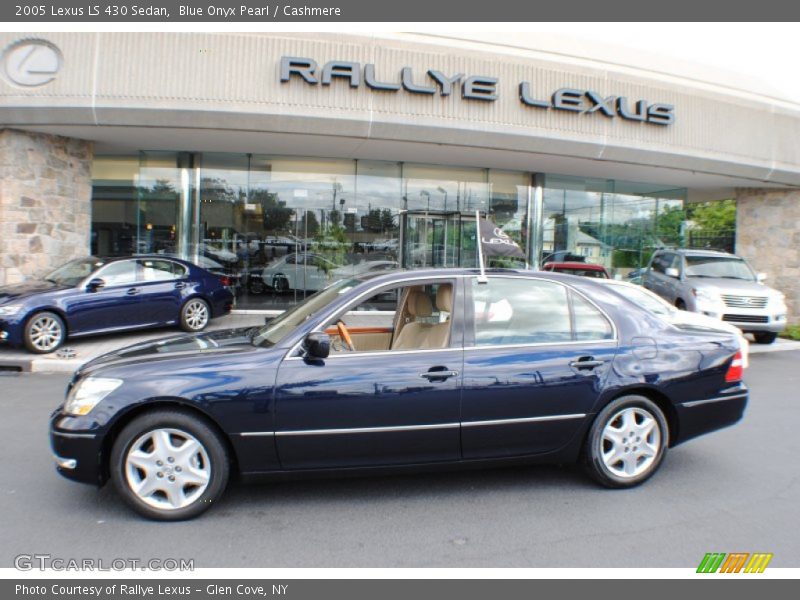 Blue Onyx Pearl / Cashmere 2005 Lexus LS 430 Sedan