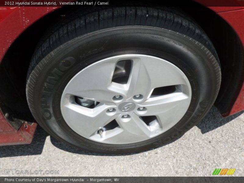 Venetian Red Pearl / Camel 2012 Hyundai Sonata Hybrid