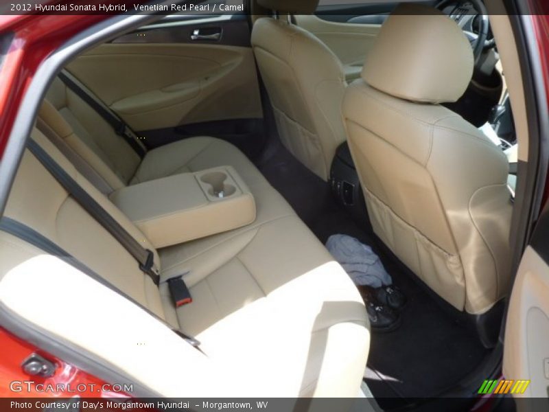 Venetian Red Pearl / Camel 2012 Hyundai Sonata Hybrid