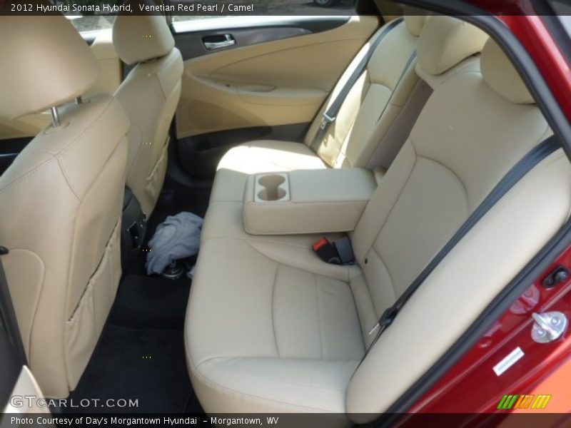 Venetian Red Pearl / Camel 2012 Hyundai Sonata Hybrid