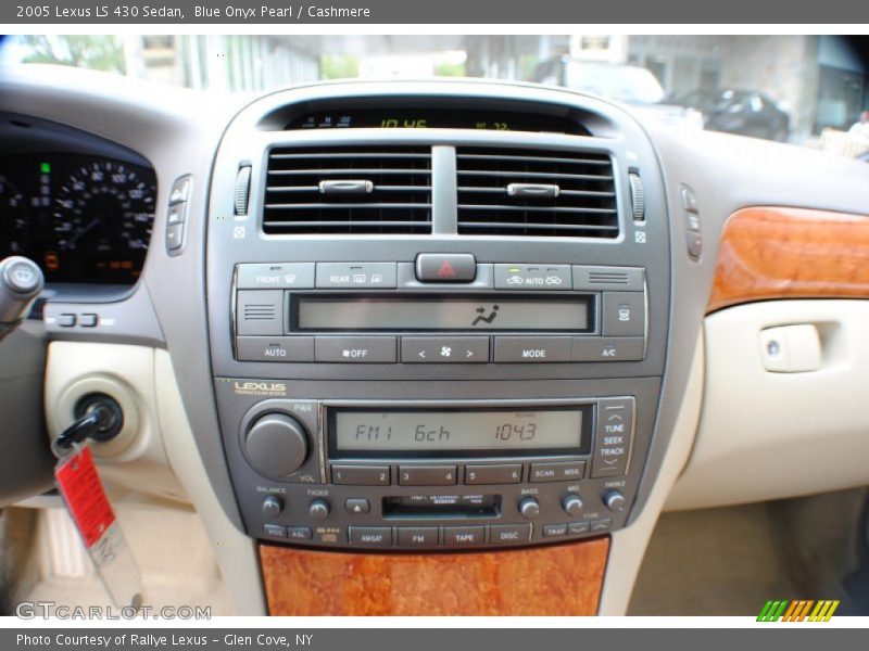 Blue Onyx Pearl / Cashmere 2005 Lexus LS 430 Sedan