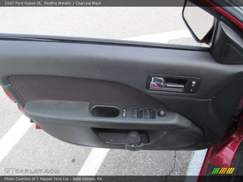 Redfire Metallic / Charcoal Black 2007 Ford Fusion SE