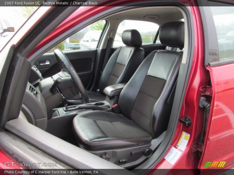 Redfire Metallic / Charcoal Black 2007 Ford Fusion SE