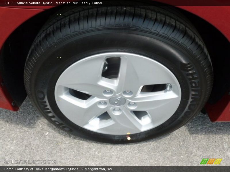 Venetian Red Pearl / Camel 2012 Hyundai Sonata Hybrid